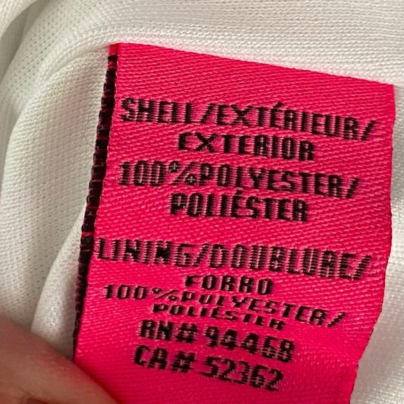 New Betsey Johnson 8 Medium Shift Dress Floral Striped Blue Pink White Slavs - Picture 4 of 4